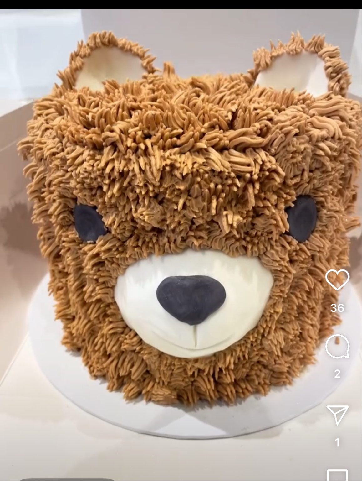 Teddy bear cake